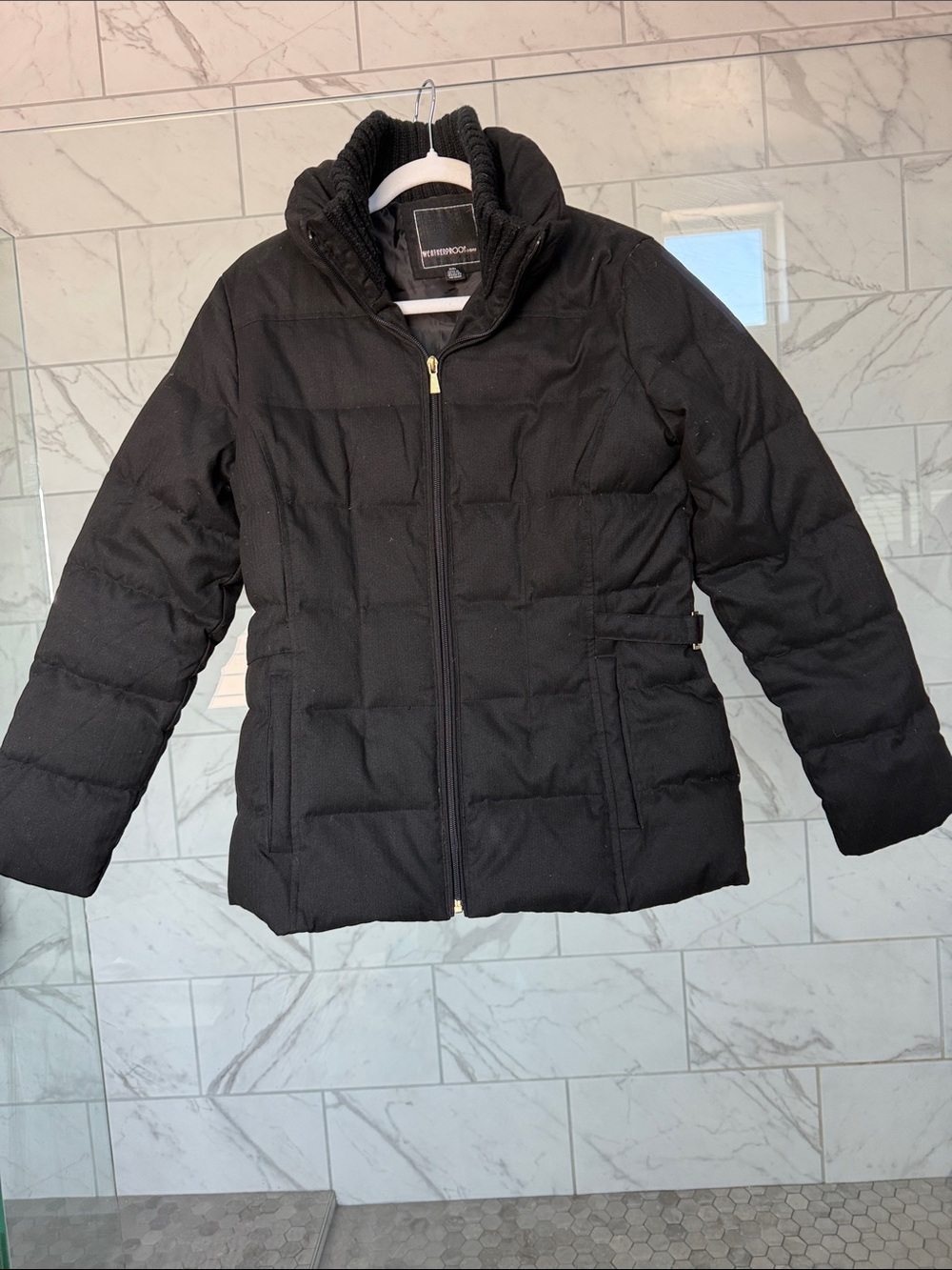 Weatherproof Women's Black Quilted Puffer Jacket